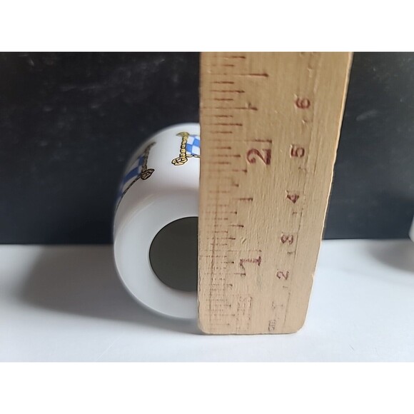 Vintage BAVARIA COAT OF ARMS Salt & Pepper Shakers Seltmann Welden  West Germany - Picture 8 of 10